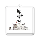 Junichi_Sutoののんびり猫 Acrylic Key Chain