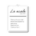 Le scaleのLe scale logo アクリルキーホルダー