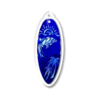 73Blue_risingのイルカのジャンプ Acrylic Key Chain