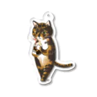 yoritomo's GALLERYのsabineko 錆猫くるくる Acrylic Key Chain