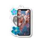 Mellow-Skyの色々「え？」なキラキラ桜 Acrylic Key Chain