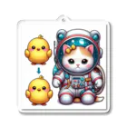 ichi_cocoのスペースキティ Acrylic Key Chain