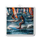 AQUAMETAVERSEのsupとwindsurfingレース　エンジェル717 2065 アクリルキーホルダー