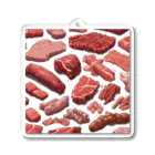 Haluuushopのmeats of meats Acrylic Key Chain