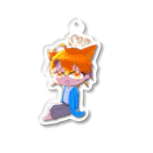 ゆきという人の気まぐれのオリキャラの猫島くん Acrylic Key Chain