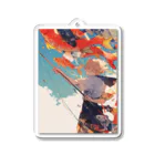 AQUAMETAVERSEの鯉のぼりを操る男の子　ラフルール　1859 Acrylic Key Chain