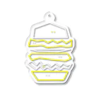 とうもろこし粉のならんでるだけ Acrylic Key Chain