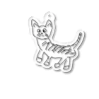 yuki yamazakiのneko_s Acrylic Key Chain