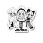 uzの2024◆ぺちゃ・とら・うず【BLACK】 Acrylic Key Chain