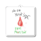 necoda item のI’m on your side （ #FreePalestine ） アクリルキーホルダー