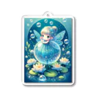 miuhaduの「水辺の妖精の輝き」 Acrylic Key Chain