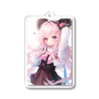 パステル愛アートのかわいい Acrylic Key Chain