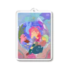 もふおみのマーメイド Acrylic Key Chain