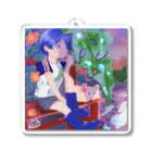 もふおみの初夏の雨上がり Acrylic Key Chain