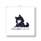 IkeBraveの寝坊ちゃん『今日も寝坊しました…』 Acrylic Key Chain