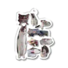 にゃんにゃんのねこいぬねこ Acrylic Key Chain