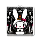 月夜まなのアート工房の🐰ゴスらび ♰祈望♰ Acrylic Key Chain