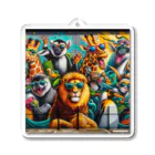 D-91のストリート動物園 Acrylic Key Chain