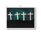 Ａ’ｚｗｏｒｋＳのGOLGOTHA OIL PAINTING Acrylic Key Chain