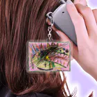 オおさかじゅんのパドガチャラ・ビッチー Acrylic Key Chain