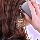 いろは物語のコツメカワウソがツーリング Acrylic Key Chain