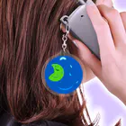 ウサネコ38の月と地球 Acrylic Key Chain