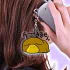 TOKYO 灰猫の【ウダウダZOO】知らんふりカモ Acrylic Key Chain