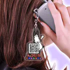 ドコムス刷りの布教用ドコムスチャンネルアクリルキーホルダーSUZURI版 Acrylic Key Chain