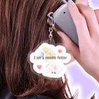 t & fluffyの羊毛フェルト好きさんに贈る I am ニードルフェルター I love ニードルフェルト グッズ Acrylic Key Chain