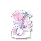 綾錦工房 りこりすの三味線 -雪月花- 【桜】 Acrylic Stand