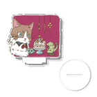 猫のきぬくんのお店の素敵な夜 Acrylic Stand