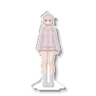 ふわぽこにゃんにゃんSHOP☁️🫧SUZURI支店のキホンノれにゃぴ アクリルスタンド