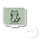 ハナイとトンのドット絵の猫（液晶・招き猫） Acrylic Stand