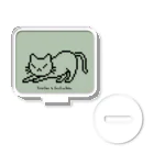 ハナイとトンのドット絵の猫（液晶・伸び） Acrylic Stand