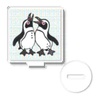 penguininkoの仲良く鳴き合うケープペンギン🐧背景ありC アクリルスタンド