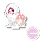 美桜のKawaii万葉集！ SUZURI店のウサギみおうとキノコのきーたん Acrylic Stand