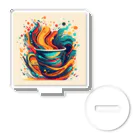 CoffeePixelのPixelBrew Cup D Acrylic Stand