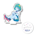 ちるのおみせ SUZURI支店の惑星ちる 三角座り アクリルスタンド