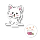 shigeruのチワワちゃん（ホワイト）「はーい💕」 Acrylic Stand