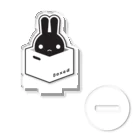 ツギハギ ニクの【Boxed * Rabbit】黒Ver Acrylic Stand