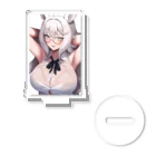 amamoemomoの白シャツあねき Acrylic Stand