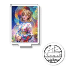 くろまる_AI/ColorMerry_AIのカラフル空間の女の子1 Acrylic Stand