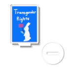 zimei-diary のTransgender Rights Rabbit  Acrylic Stand