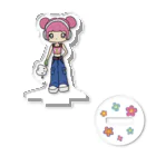 KUMAHAKO SHOPのhacoちゃん Y2Kファッション【A】 Acrylic Stand