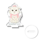 ねこさまハクのおみせやさんごっこのKOMARI CAT Acrylic Stand