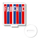 fab chic ファブシックのトリコロールfab chic Acrylic Stand