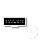 MUSIC LABO ARCADIAのMUSIC LABO ARCADIA ロゴ入りグッズ アクリルスタンド