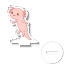 chimpotty shopのウーパールーパーは吐き出したい Acrylic Stand