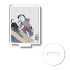 keeeeeep smilingの洗濯を愛してる猫 Acrylic Stand