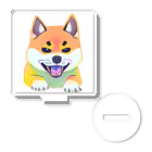 POP BLUE ショップのかっこいい柴犬くん Acrylic Stand